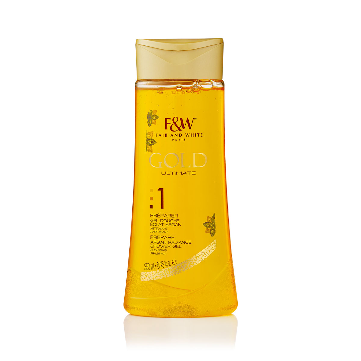 gold shower gel
