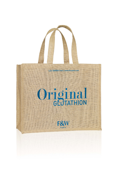 Burlap Tote Bag | Original Glutathion 