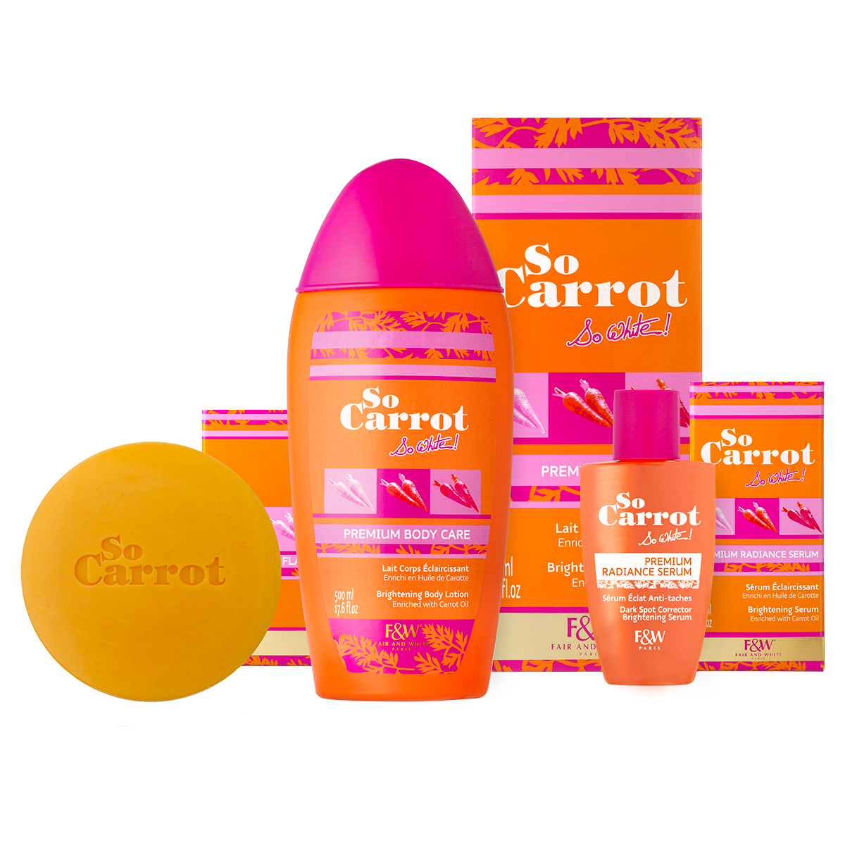 Kit So Radiance - For Face & Body | So Carrot !