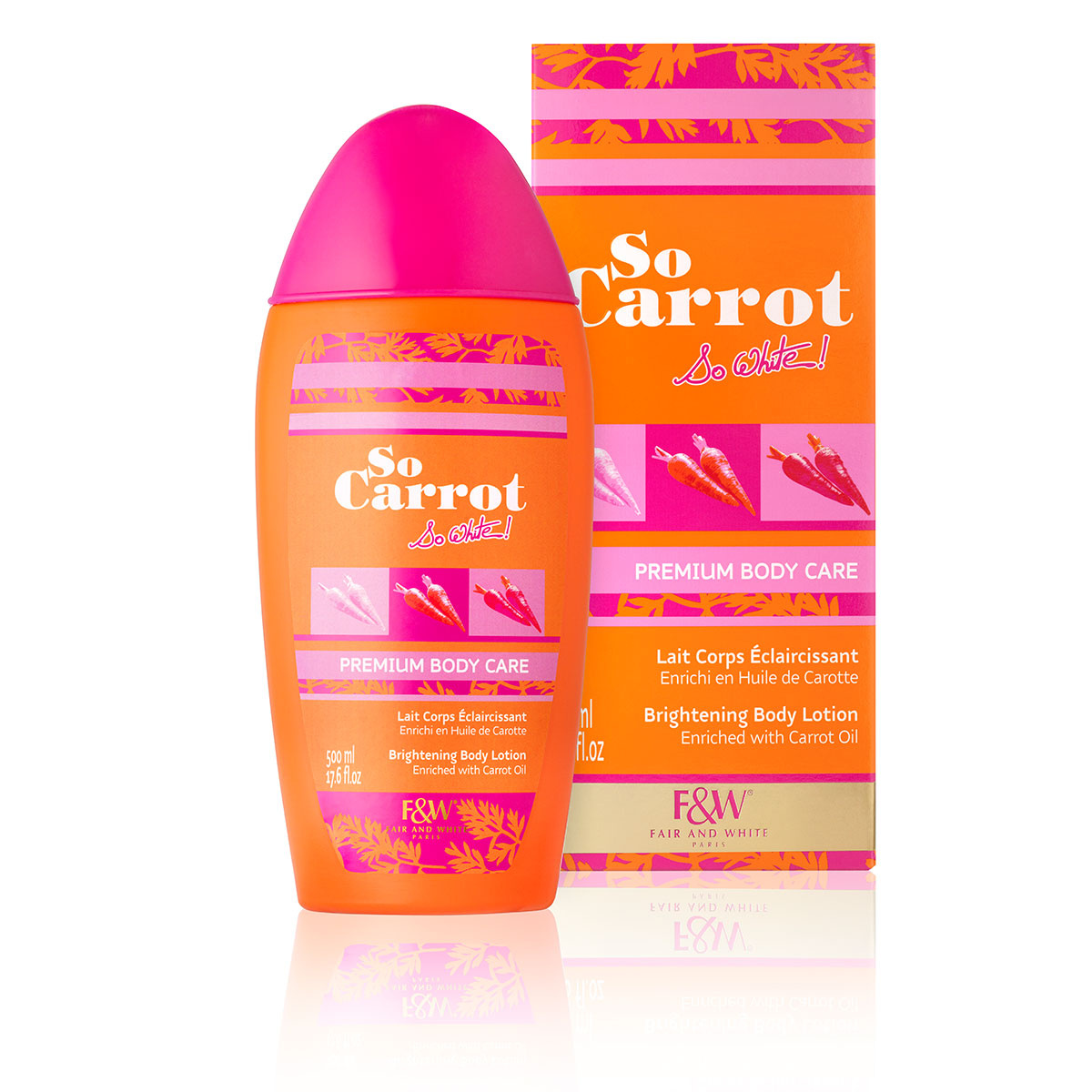 Premium Body Care - Lait Corps Eclaircissant | So Carrot !