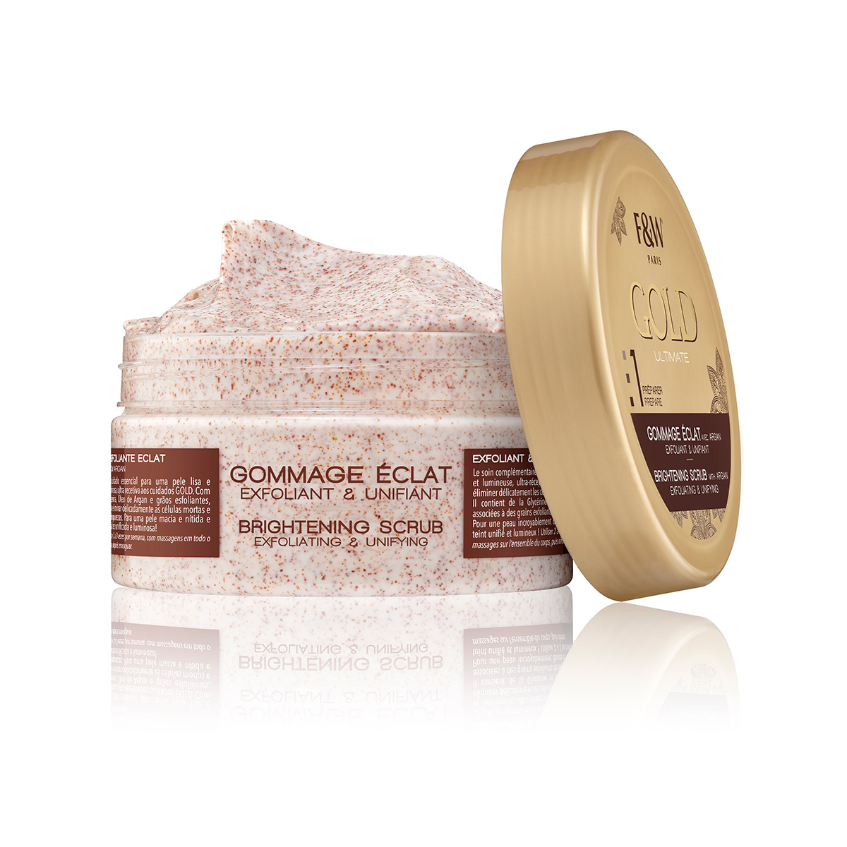 BRIGHTENING SCRUB with ARGAN  | Gold